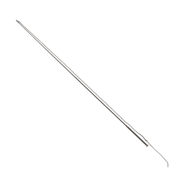 Velari lunge whip with a metal connection piece attaching the cord end