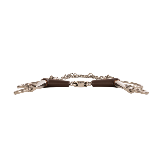 Velari Pelham Flex Double Jointed Short Medium horse bit