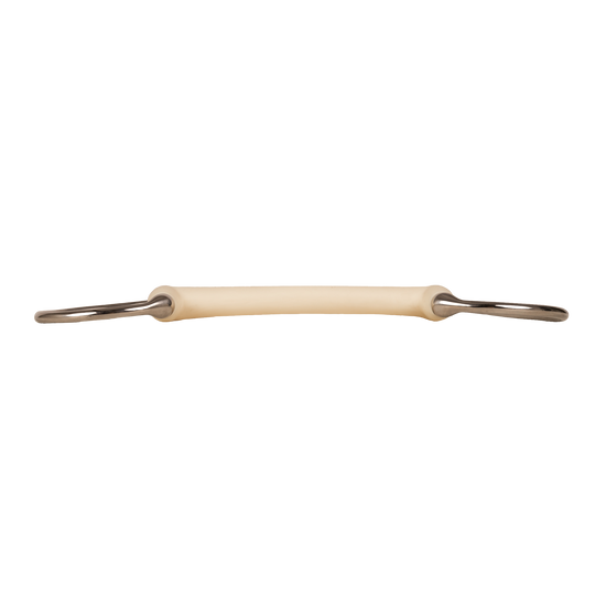 Velari soft flexible Eggbutt bit for sensitive horses
