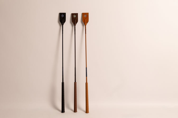 Velari jumping whip featuring a durable woven finish and rubber grip handle