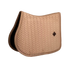 Velvet saddle pad with pearls for training and competition.