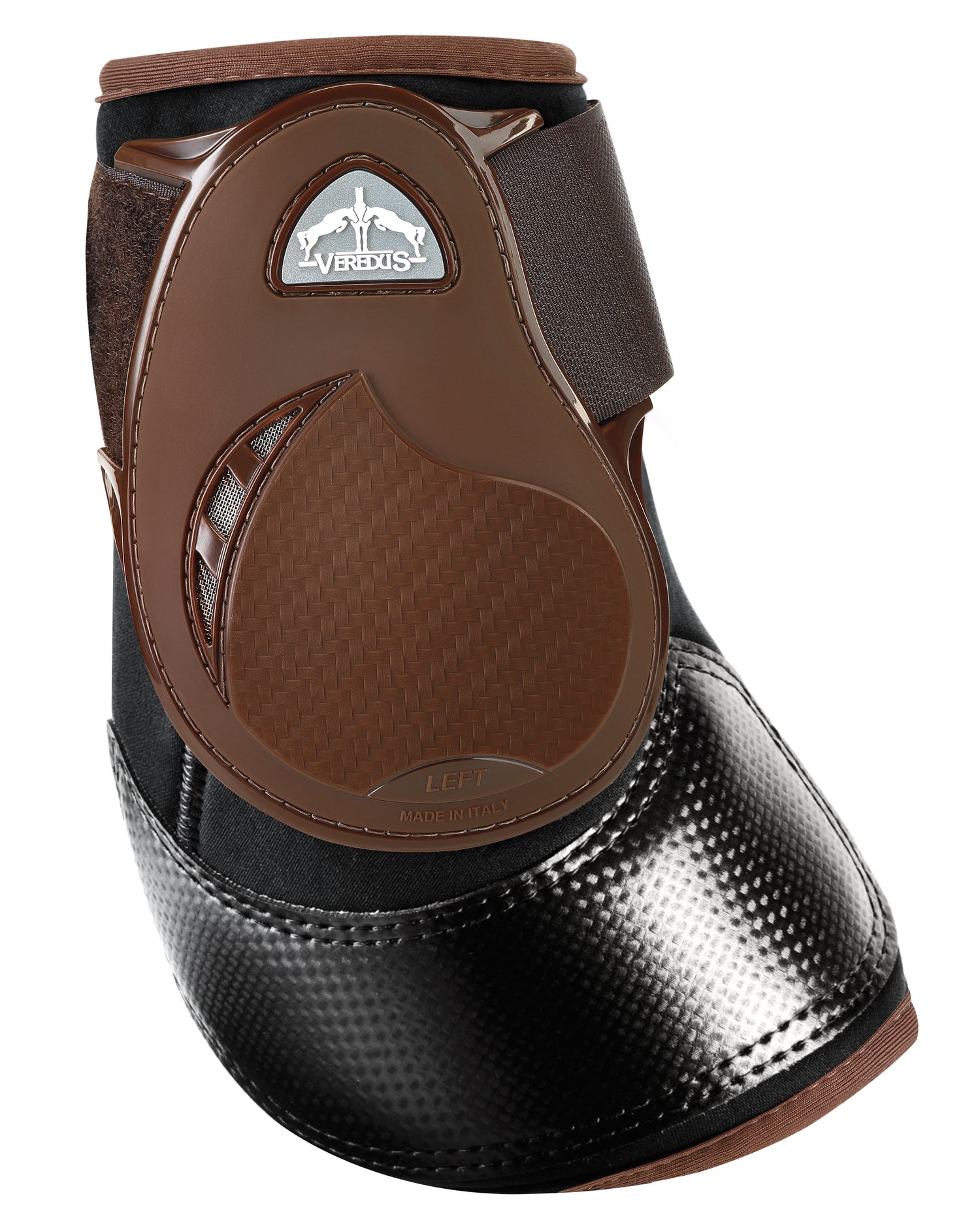FEI-compliant fetlock boots with extra pastern protection