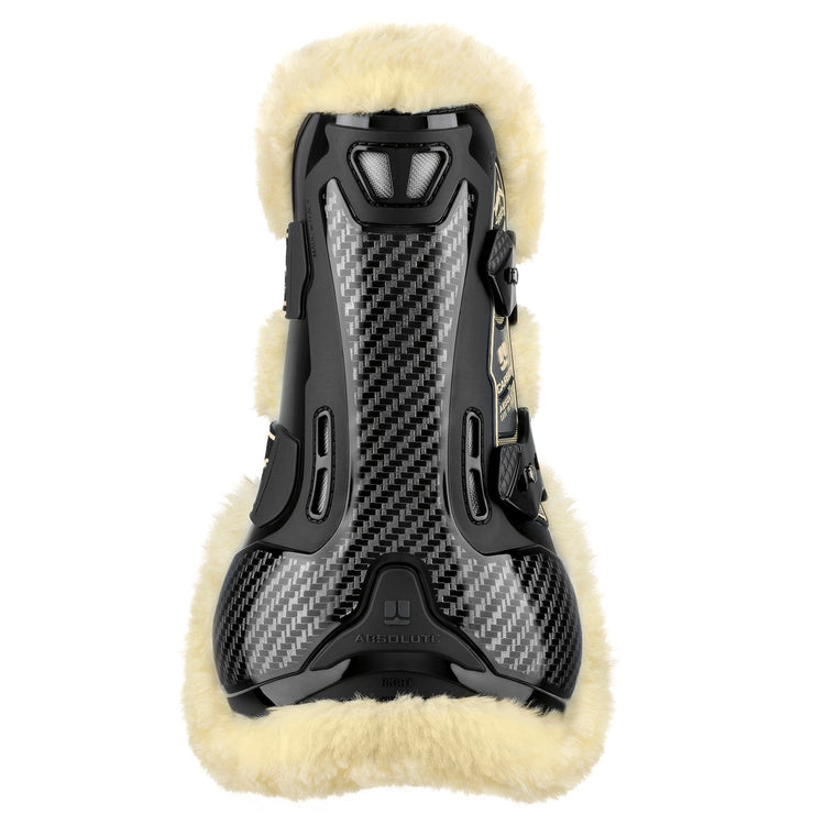 Veredus Sheepskin tendon boots carbon black