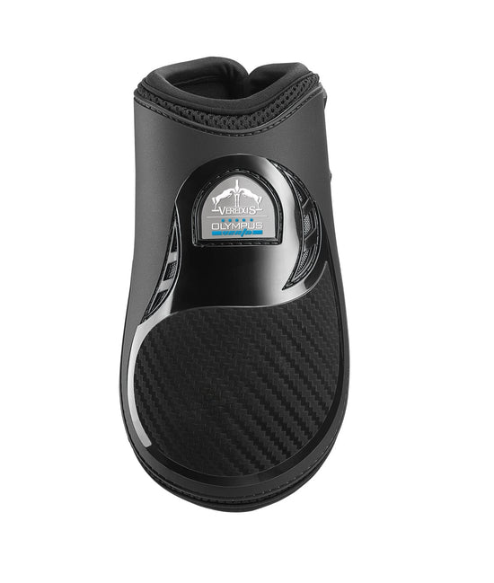 Anatomical rear fetlock boots for horses