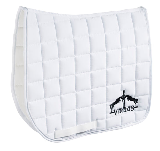 Premium dressage saddle pad with breathable padding