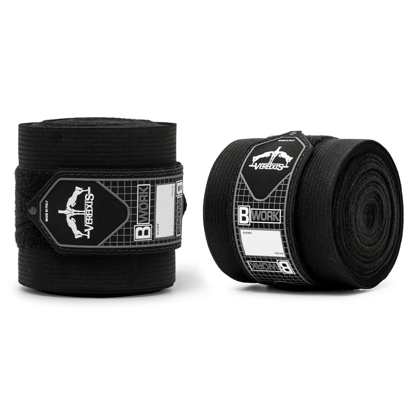 Horse leg bandages with tendon support function