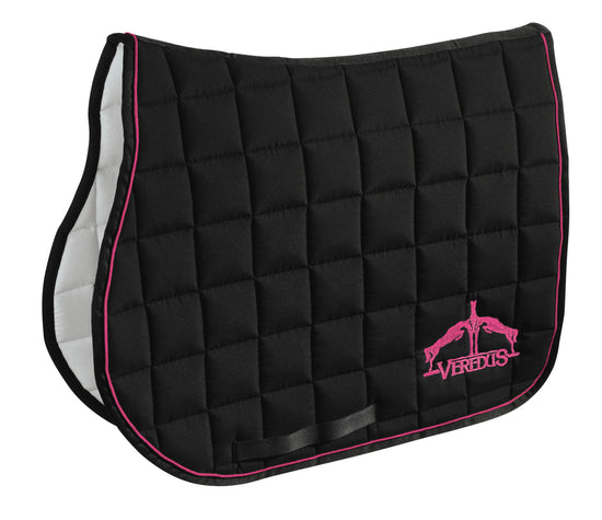 Shock-absorbing saddle pad for training and competition