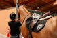 Veredus S1 saddle pad with pressure-relieving design