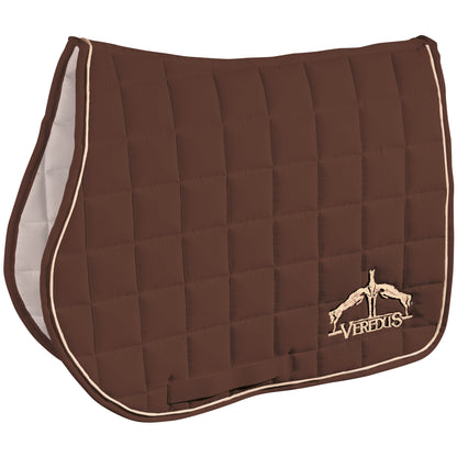 Veredus saddle pad with microfiber lining