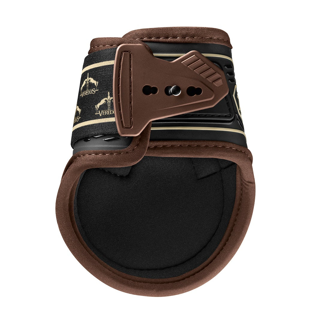 Brown veredus training fetlock boots