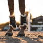 Comfortable training boots with synthetic sheepskin lining