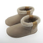 Warm women’s equestrian boots designed for cold days at the stable.