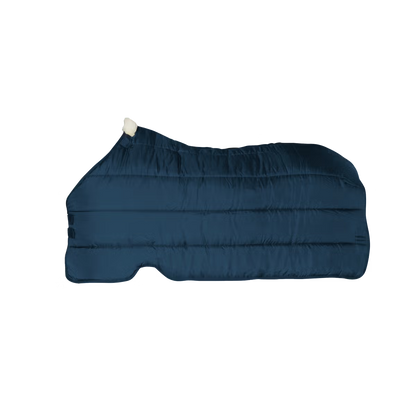 Warm winter horse rug liner for comfortable layering in cold conditions.