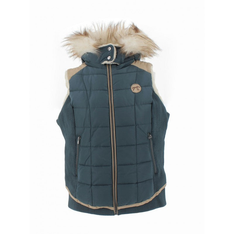 Women’s equestrian gilet for riding, stable and leisure wear.