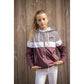 Women’s equestrian windbreaker for riding and stable wear.