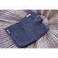 Women’s leather wallet with spacious interior compartments.