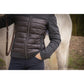 Women’s quilted riding jacket for training and everyday stable wear.
