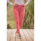 Women’s riding breeches with Lycra ankle panels for a flexible fit.