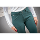 Women’s riding breeches with Lycra ankle panels for reduced bulk under boots.
