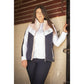 Women’s spring riding gilet for mild days at the stable.