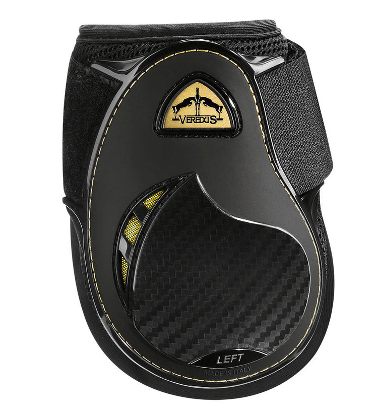Rear fetlock protection with gold details