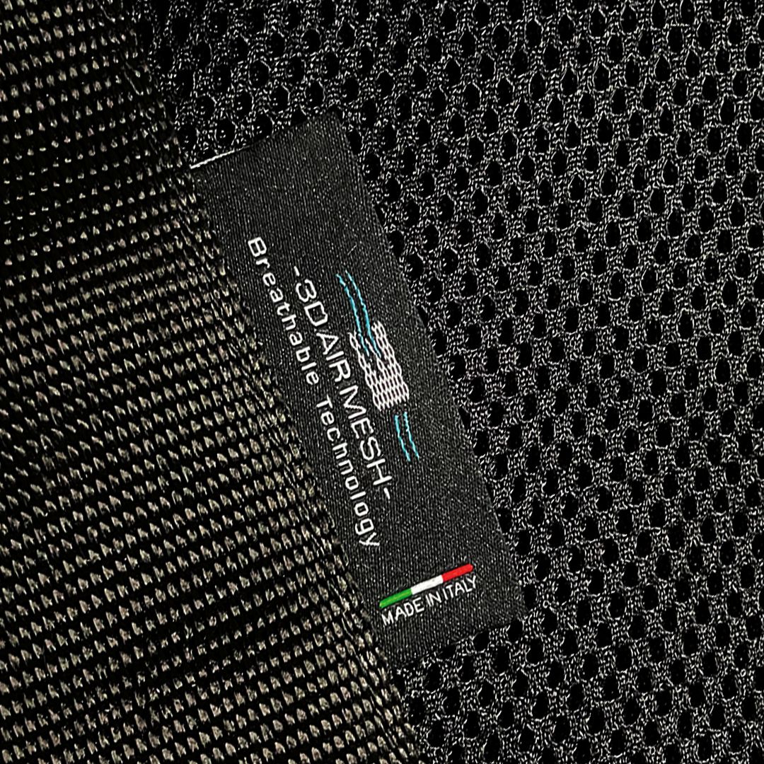 Detail of the magnetic elements positioned along the Zandona Therapeutic Air Rug.