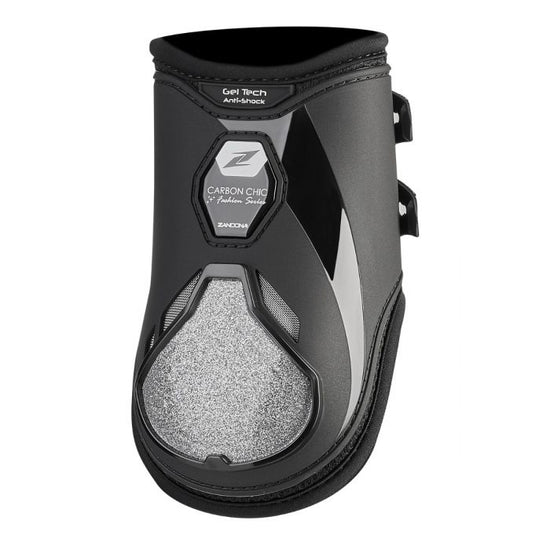 Zandona Carbon Chic hind boots styled for a sophisticated equestrian look.