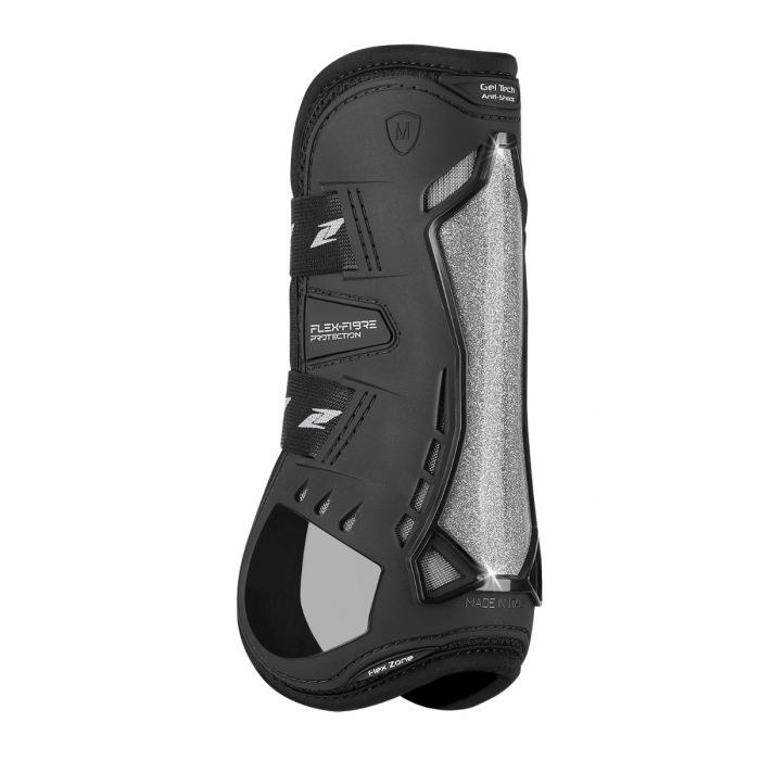 Refined profile of the Zandona Carbon Chic front tendon guards.