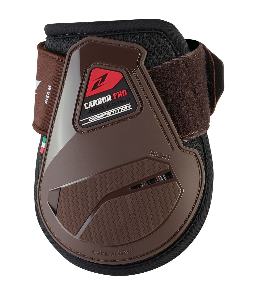 Zandona Carbon Pro Young Competition boots completing an elegant tournament setup.