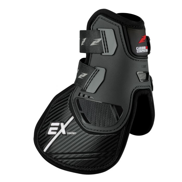 Zandona Carbon Pro H-Performance Fetlock Boots prepared for competition.