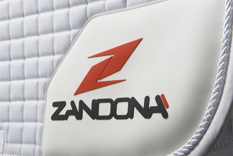 Full view of the Zandona MCL dressage saddle cloth for horses.