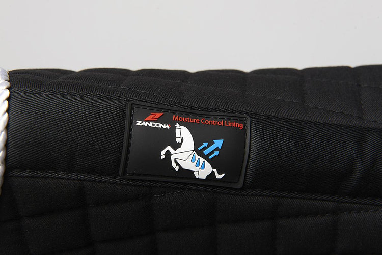 Zandona MCL Dressage Saddle Blanket shown on a sport horse.