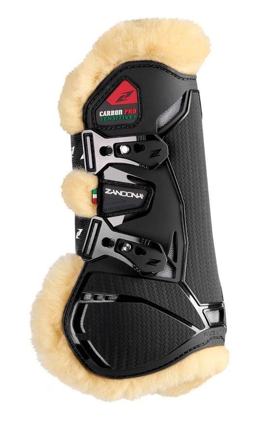 Close-up of the Sensitive+ detailing on Zandona Carbon Pro boots.