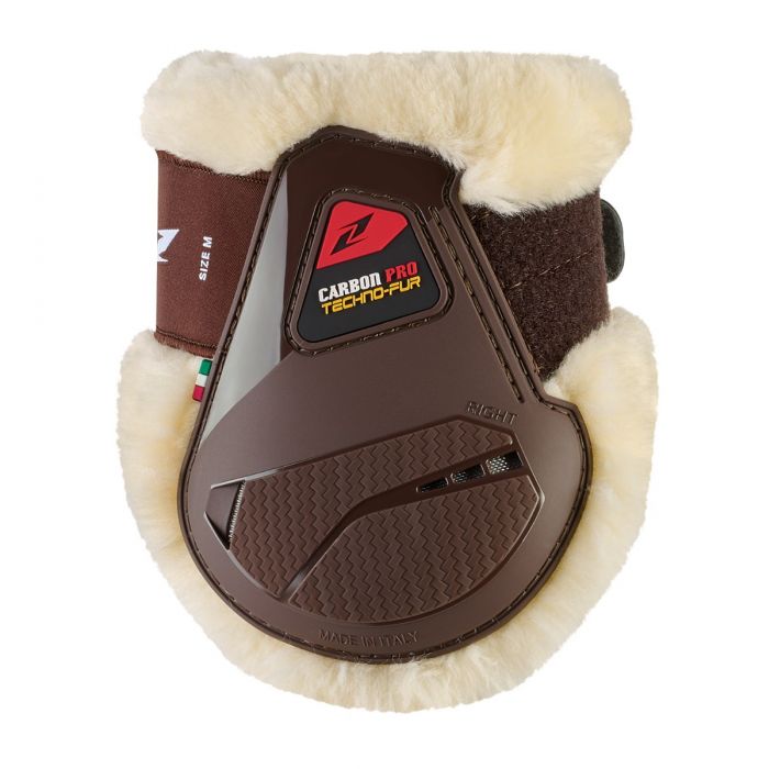 Zandona Techno-Fur fetlock protection fitted to a young horse&
