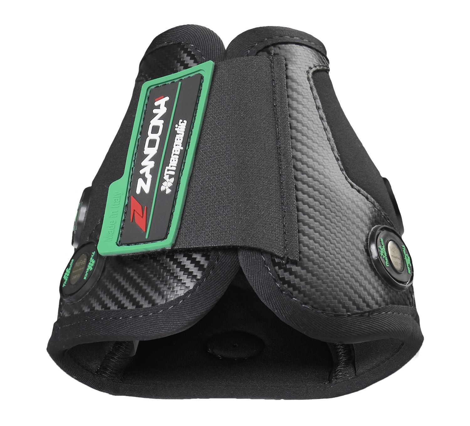 Zandona Therapeutic Bell Boot fitted around a horse’s hoof.