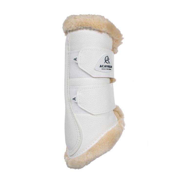 White Dressage boots for horses 