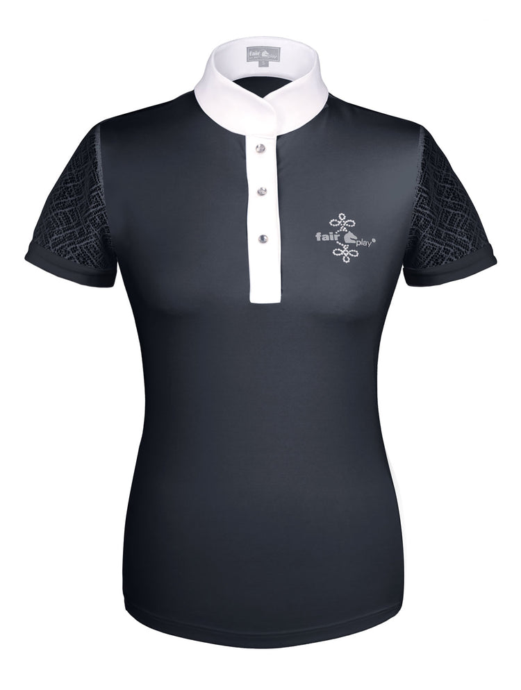 Competition Show Shirt for lady riders by Fair Play in black