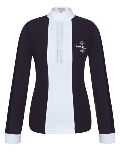 Ladies Long Sleeve Competition Shirt Claire Pearl