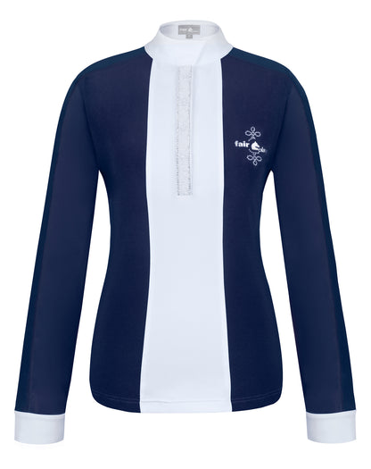 Navy show shirt for ladies