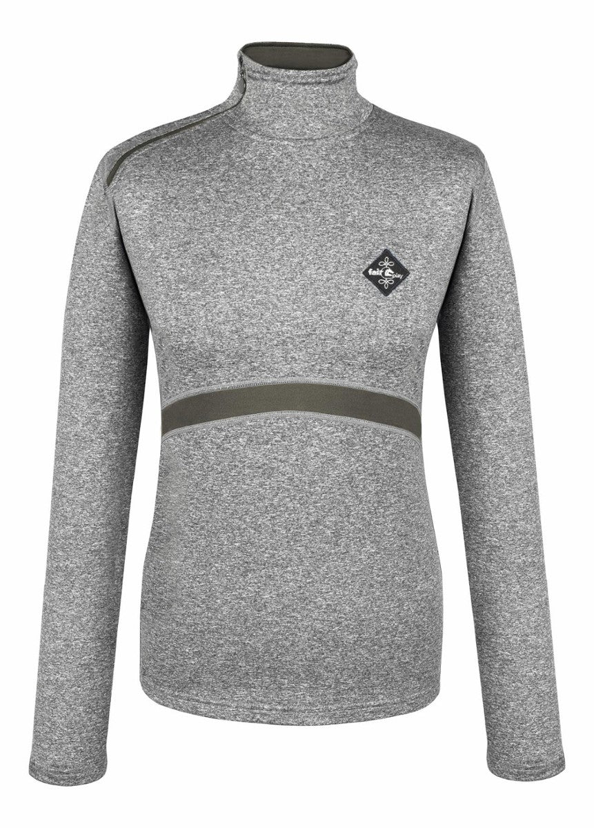 Ladies riding base layer  olive green