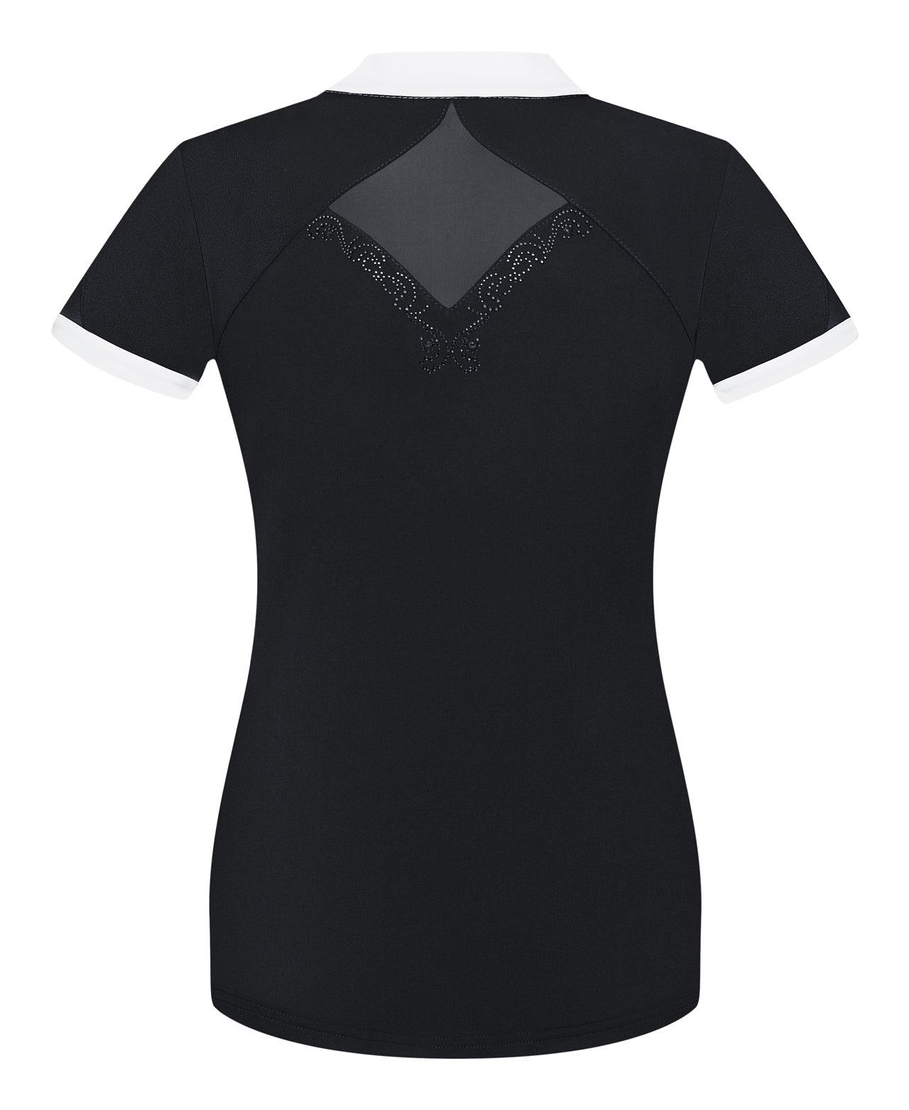 White and black show shirt for ladies