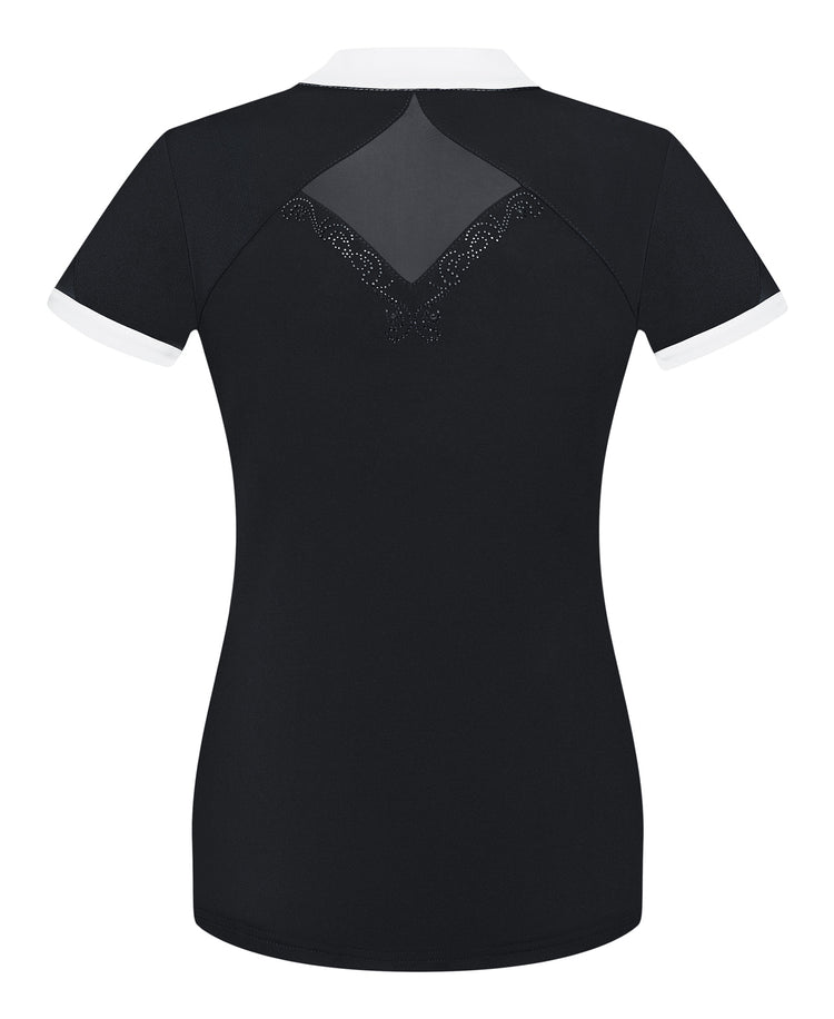 White and black show shirt for ladies