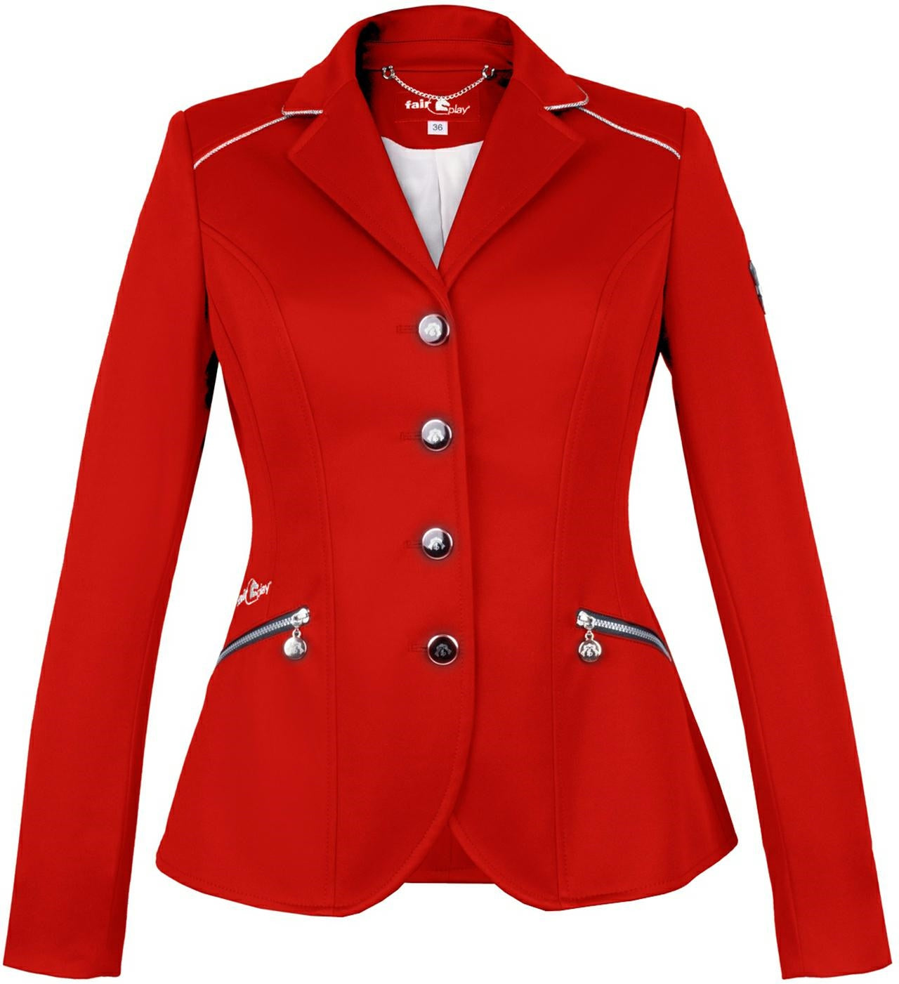 Red competition jacket