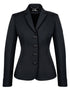 Black Show Jumping Jacket with Crystals