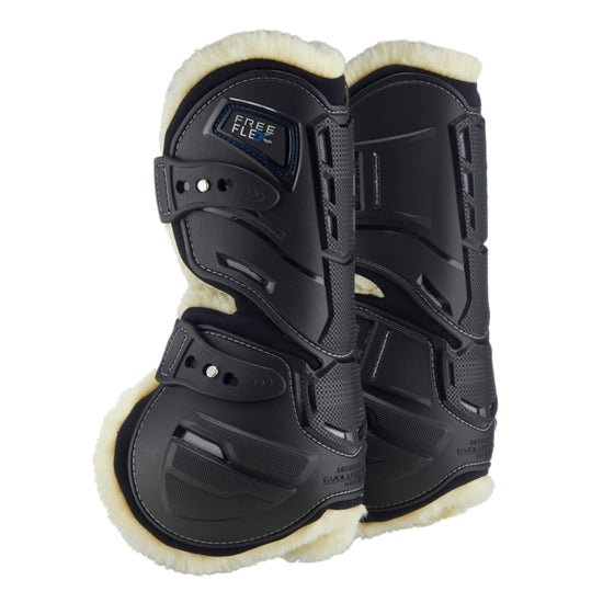  banapoy Horse Tendon Boots, Open Front Fetlock Boots Jumping  Tendon Horses Boots for Riding Shock Absorbing, Adjustable PU Horse Front  Hind Leg Boots for Horse Protective (L) : Pet Supplies
