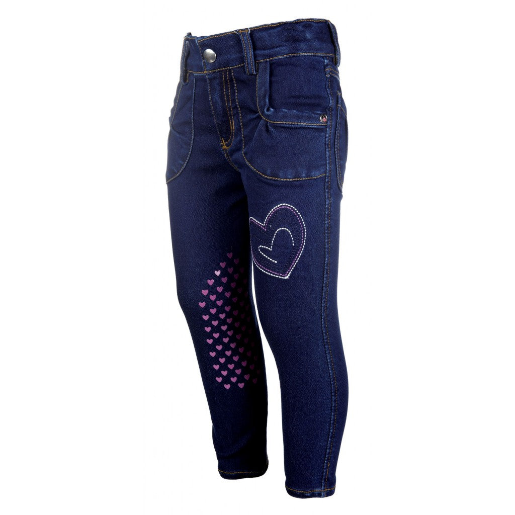 Breeches with hear appliques