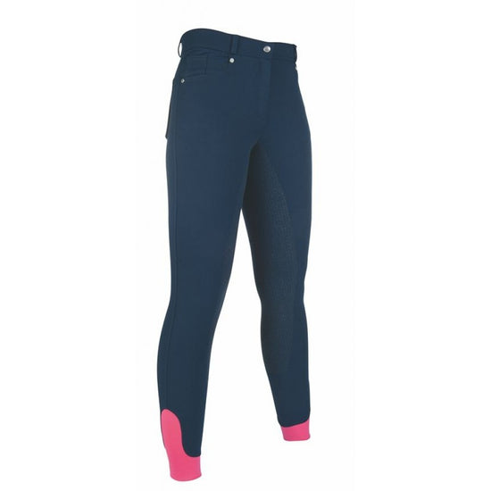 HKM Riding Breeches 5 Pockets Style Silicone Full Seat