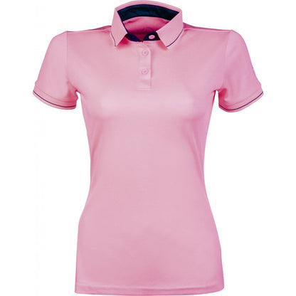 light pink polo shirt