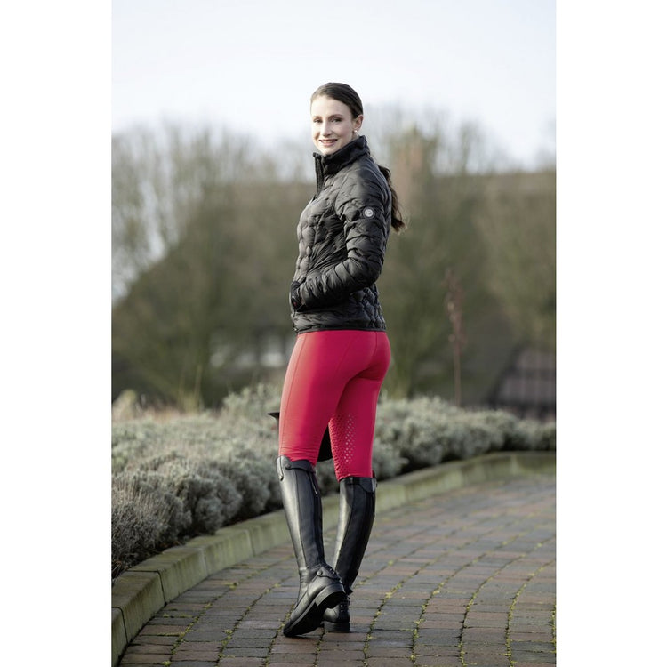 Red riding leggings knee patch