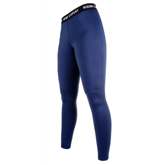 Blue leggins for riding